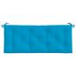 Preview: Gartenbank-Auflagen 2 Stk. Hellblau 120x50x7 cm Oxford-Gewebe