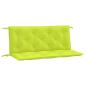 Preview: Gartenbank-Auflagen 2 Stk. Knallgrün 120x50x7 cm Oxford-Gewebe