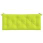 Preview: Gartenbank-Auflagen 2 Stk. Knallgrün 120x50x7 cm Oxford-Gewebe