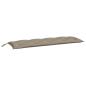 Preview: Gartenbank-Auflagen 2 Stk. Taupe 150x50x7 cm Oxford-Gewebe