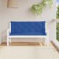 Preview: ARDEBO.de - Gartenbank-Auflagen 2 Stk. Blau 150x50x7 cm Oxford-Gewebe
