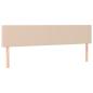 Preview: Bettgestell ohne Matratze Cappuccino-Braun 120x190cm Kunstleder