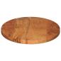 Preview: Tischplatte 140x50x2,5 cm Oval Massivholz Akazie