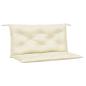 Preview: Gartenbank-Auflagen 2 Stk. Creme 100x50x7 cm Oxford-Gewebe