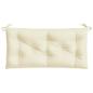Preview: Gartenbank-Auflagen 2 Stk. Creme 100x50x7 cm Oxford-Gewebe