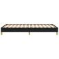 Preview: Bettgestell ohne Matratze Schwarz 120x190 cm Stoff