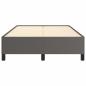 Preview: Bettgestell ohne Matratze Grau 120x190 cm Kunstleder