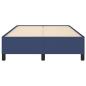 Preview: Bettgestell ohne Matratze Blau 120x190 cm Stoff