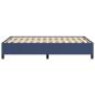 Preview: Bettgestell ohne Matratze Blau 120x190 cm Stoff