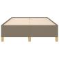 Preview: Bettgestell ohne Matratze Taupe 120x190 cm Stoff