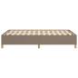Preview: Bettgestell ohne Matratze Taupe 120x190 cm Stoff