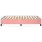 Preview: Bettgestell ohne Matratze Rosa 120x190 cm Samt