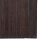 Preview: Teppich Rechteckig Dunkelbraun 60x300 cm Bambus