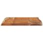 Preview: Tischplatte 70x60x2,5cm Rechteckig Massivholz Akazie Naturkante