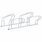 Preview: Fahrradständer für 4 Fahrräder Freistehend Verzinkter Stahl