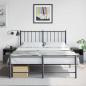 Preview: ARDEBO.de - Nachttische 2 Stk. Anthrazit 34,5x39x44 cm Stahl