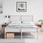 Preview: ARDEBO.de - Nachttische 2 Stk. Rosa 34,5x39x44 cm Stahl
