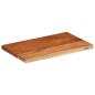 Preview: Tischplatte 50x40x3,8 cm Rechteckig Massivholz Akazie
