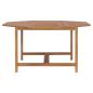 Preview: Gartentisch 150x150x75 cm Teakholz Massiv