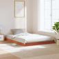 Preview: ARDEBO.de - Massivholzbett Wachsbraun 135x190 cm Kiefer