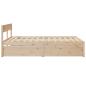 Preview: Massivholzbett ohne Matratze 150x200 cm Kiefernholz