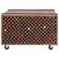 Preview: Beistelltisch Teak 60x60x38 cm