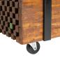 Preview: Beistelltisch Teak 60x60x38 cm