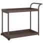 Preview: Barwagen Braun 100x45x83 cm Poly Rattan