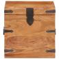 Preview: Truhe 40x40x40 cm Akazie Massivholz