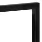 Preview: Wandregale 2 Stk. 25x25x35 cm Massivholz Akazie und Stahl