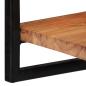 Preview: Wandregale 2 Stk. 25x25x35 cm Massivholz Akazie und Stahl