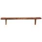 Preview: Wandregale 2 Stk. 90 x 20 x 18 cm Massivholz Akazie