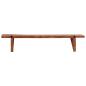 Preview: Wandregale 2 Stk. 90 x 20 x 18 cm Massivholz Akazie