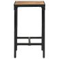 Preview: Bartisch 60x55x107 cm Raues Massivholz Mango