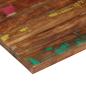 Preview: Tischplatte 110x70x2,5 cm Rechteckig Altholz Massiv