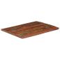 Preview: Tischplatte 100x80x2,5 cm Rechteckig Altholz Massiv