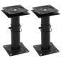 Preview: ARDEBO.de - Bootssitz-Podeste 2 Stk. 360° Drehbar Einstellbar Stahl