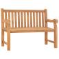 Preview: ARDEBO.de - Gartenbank 114 cm Massivholz Teak