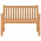 Preview: Gartenbank 114 cm Massivholz Teak