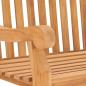 Preview: Gartenbank 114 cm Massivholz Teak
