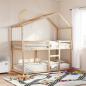 Preview: ARDEBO.de - Etagenbett ohne Matratze 90x200 cm Massivholz Kiefer