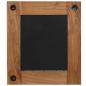 Preview: Spiegel Akazienholz Massiv 50x50 cm