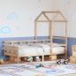 Preview: ARDEBO.de - Tagesbett mit Dach 80x200 cm Massivholz Kiefer
