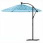 Preview: Sonnenschirm mit Stahlmast Blau 269x269x235 cm