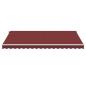 Preview: Markise Automatisch mit LED Weinrot 450x350 cm