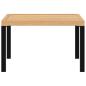 Preview: Garten-Couchtisch Schwarz 65x65x40 cm Aluminium
