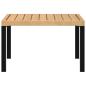 Preview: Garten-Couchtisch Schwarz 65x65x40 cm Aluminium