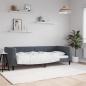 Preview: ARDEBO.de - Tagesbett Dunkelgrau 80x200 cm Samt