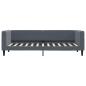 Preview: Tagesbett Dunkelgrau 80x200 cm Samt