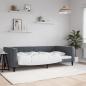 Preview: ARDEBO.de - Tagesbett Dunkelgrau 100x200 cm Samt